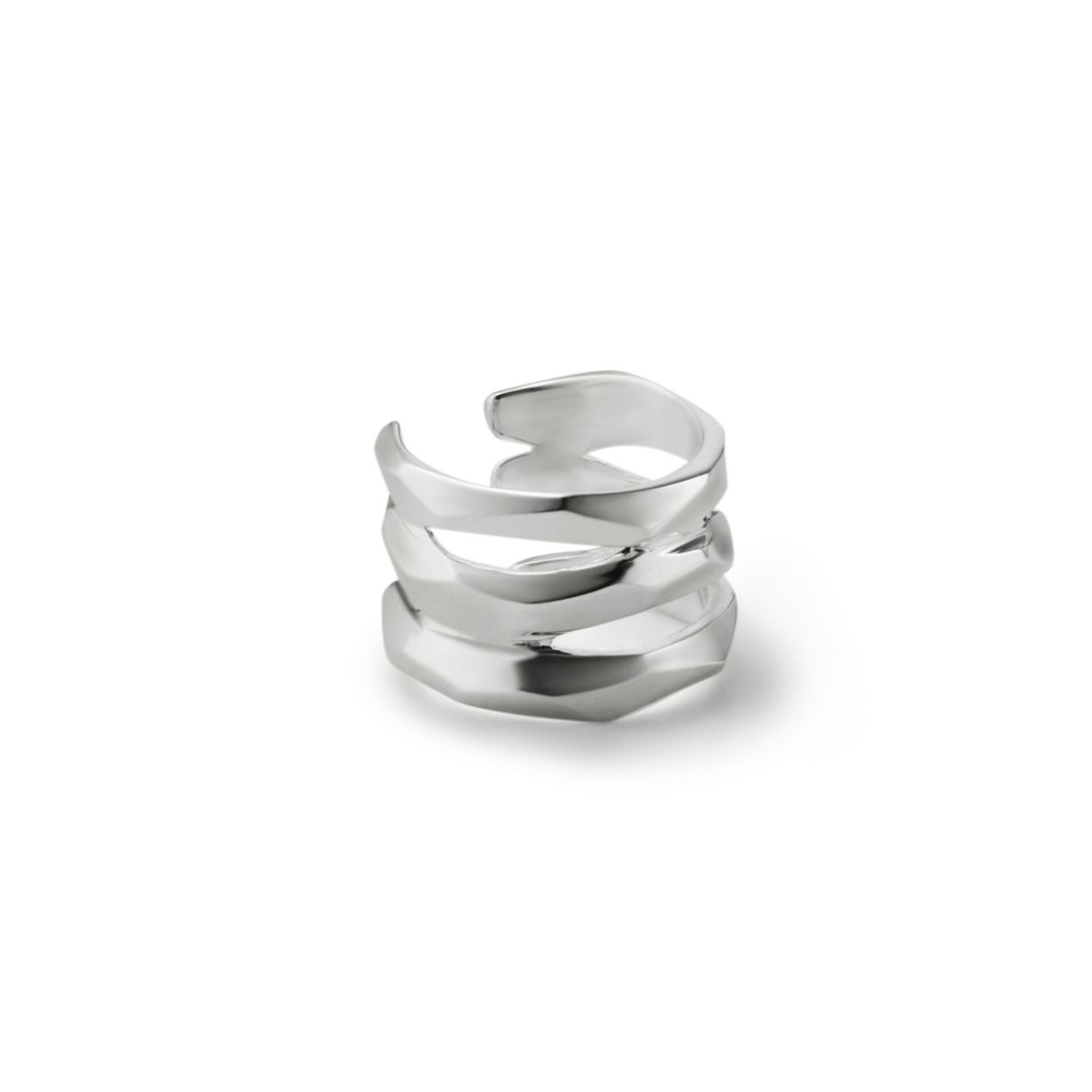 Crockery Ear Cuff - SILVER