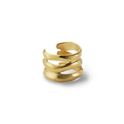 Crockery Ring Ear Cuff - L - GOLD | GARNI ONLINE STORE