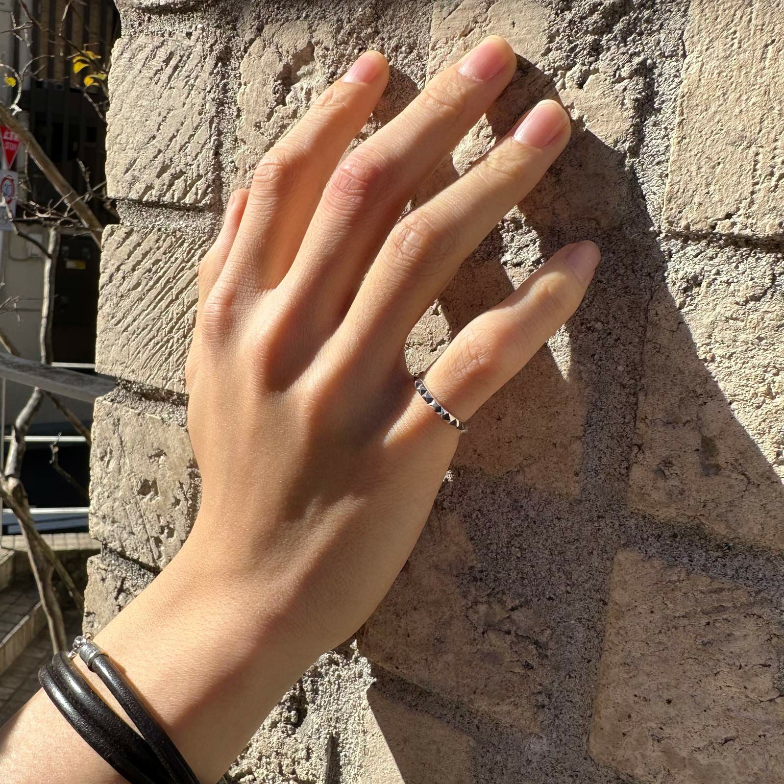 Multiple Studs Ring - S | GARNI ONLINE STORE