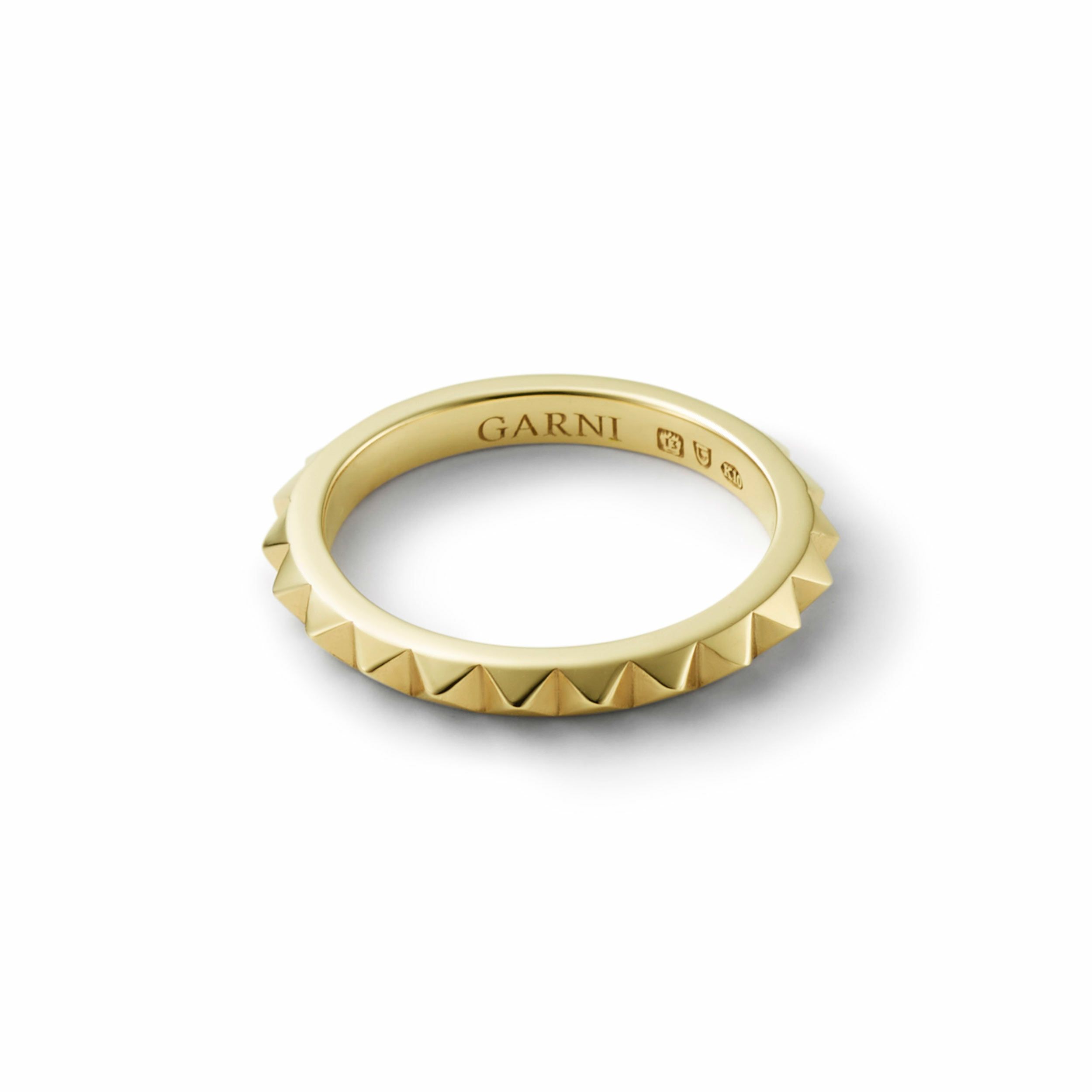 K10 Multiple Studs Ring - S | GARNI ONLINE STORE