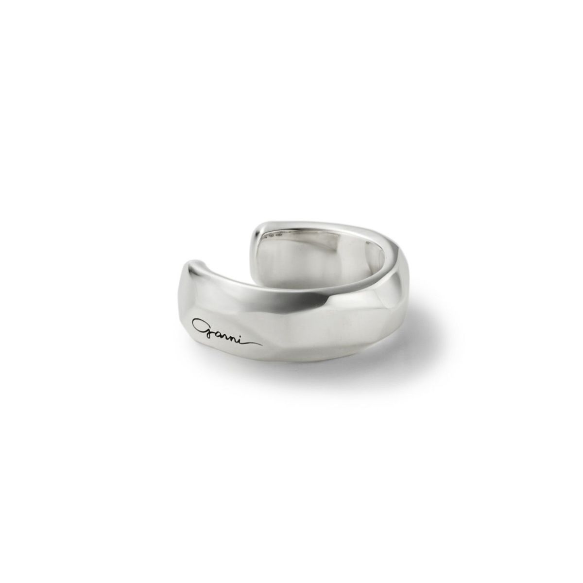 Crockery Ring Ear Cuff - L - SILVER