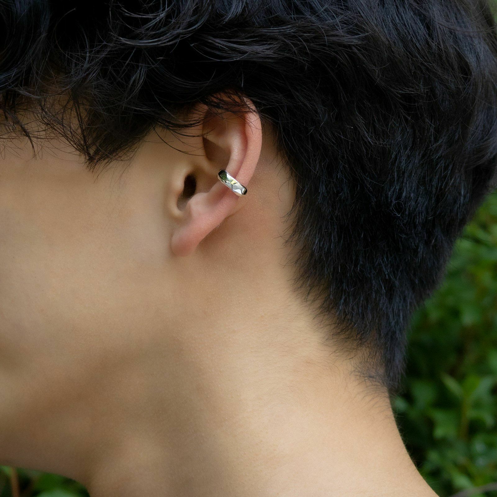 Crockery Ring Ear Cuff - L - SILVER | GARNI ONLINE STORE