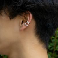 Crockery Ring Ear Cuff - SILVER | GARNI ONLINE STORE
