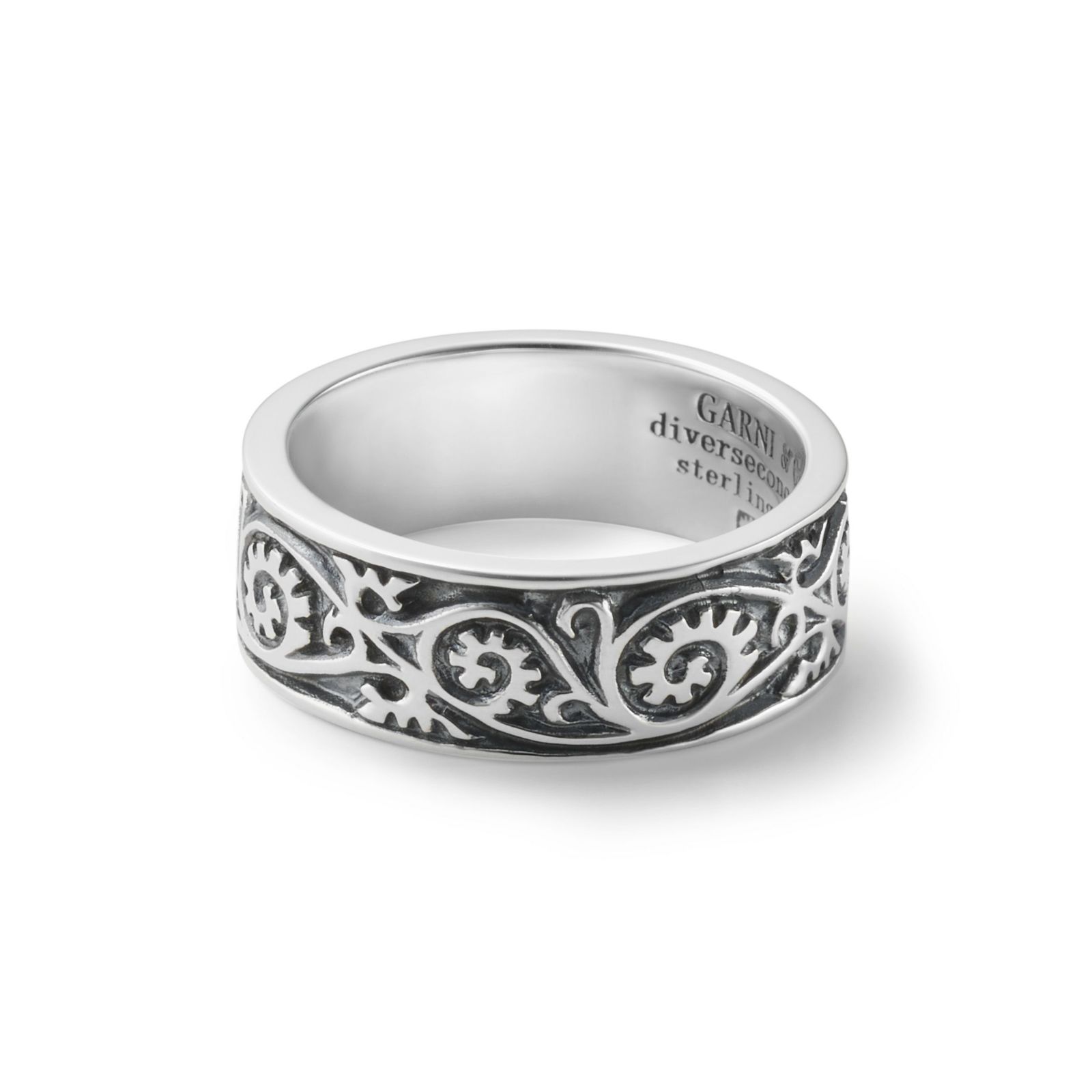 Vine Pattern Ring - Light - BLACK | GARNI ONLINE STORE