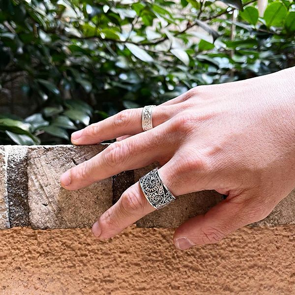 Vine Pattern Ring - Light - WHITE | GARNI ONLINE STORE | ガルニ