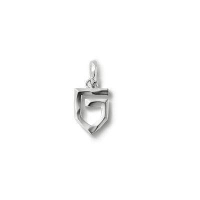 Vine Pattern G Pendant - L - BLACK | GARNI ONLINE STORE