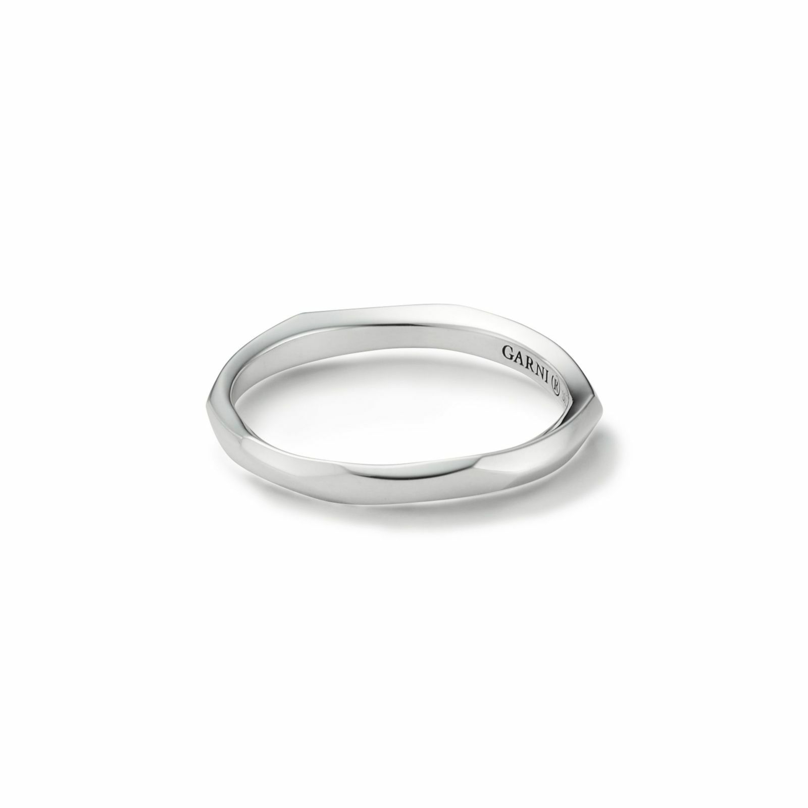 予約】Crockery Ring - M / SS・ペアリング(内側刻印・誕生石) | GARNI 