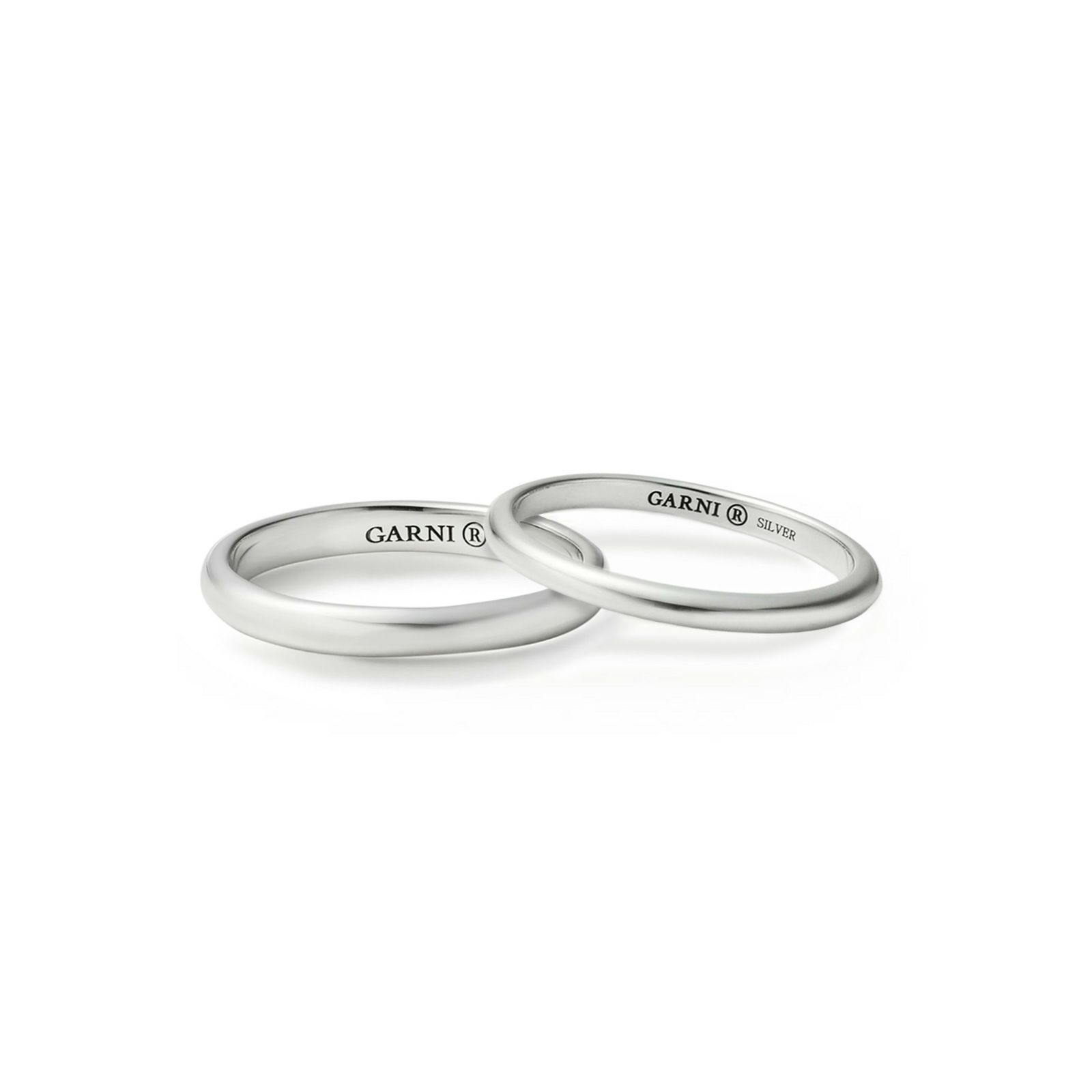Peculiar Ring - M / S [2 pcs set] | GARNI ONLINE STORE