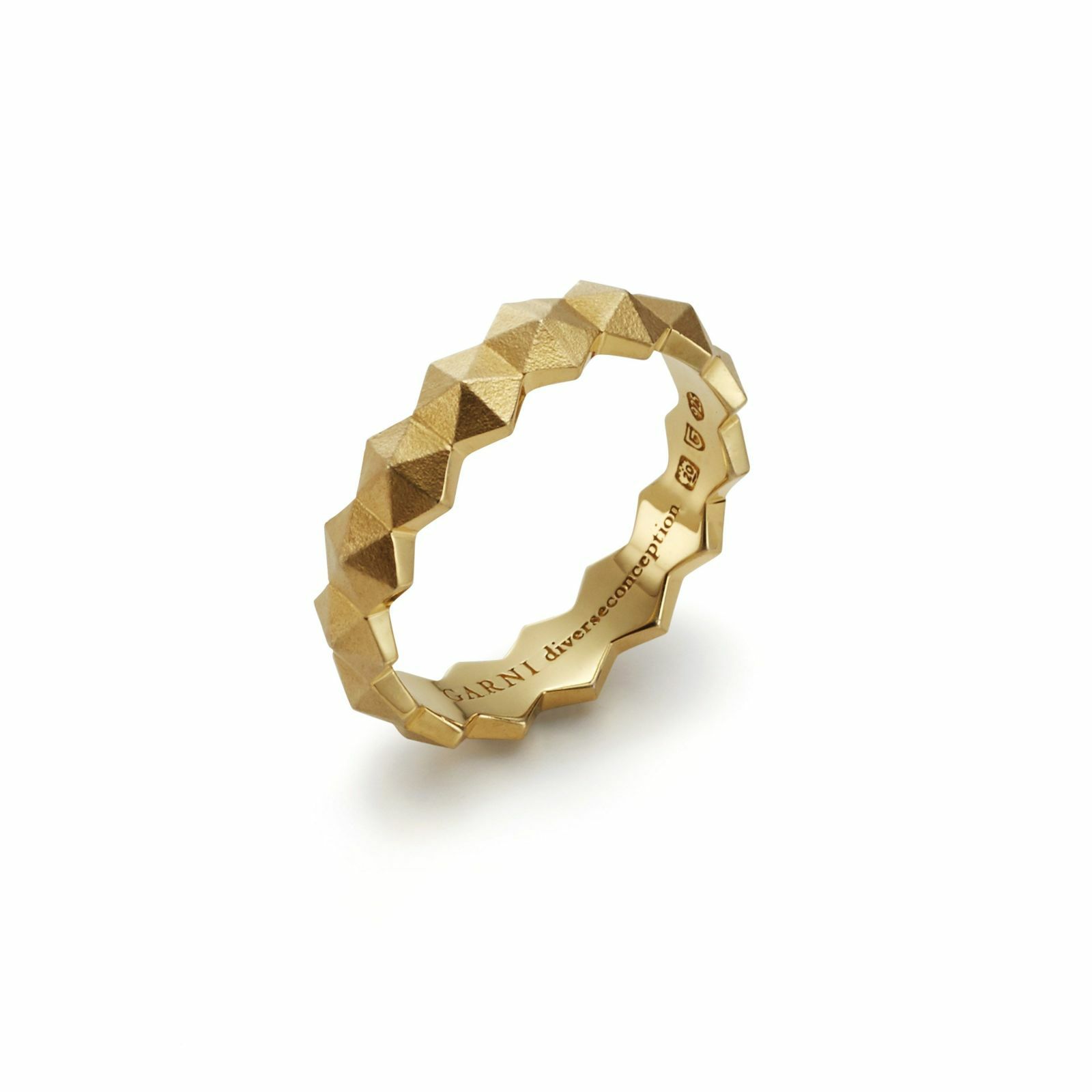Honeycomb Studs Ring - S | GARNI ONLINE STORE