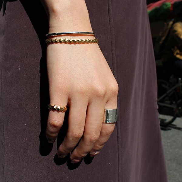GARNI Honeycomb Studs Ring - S 19号