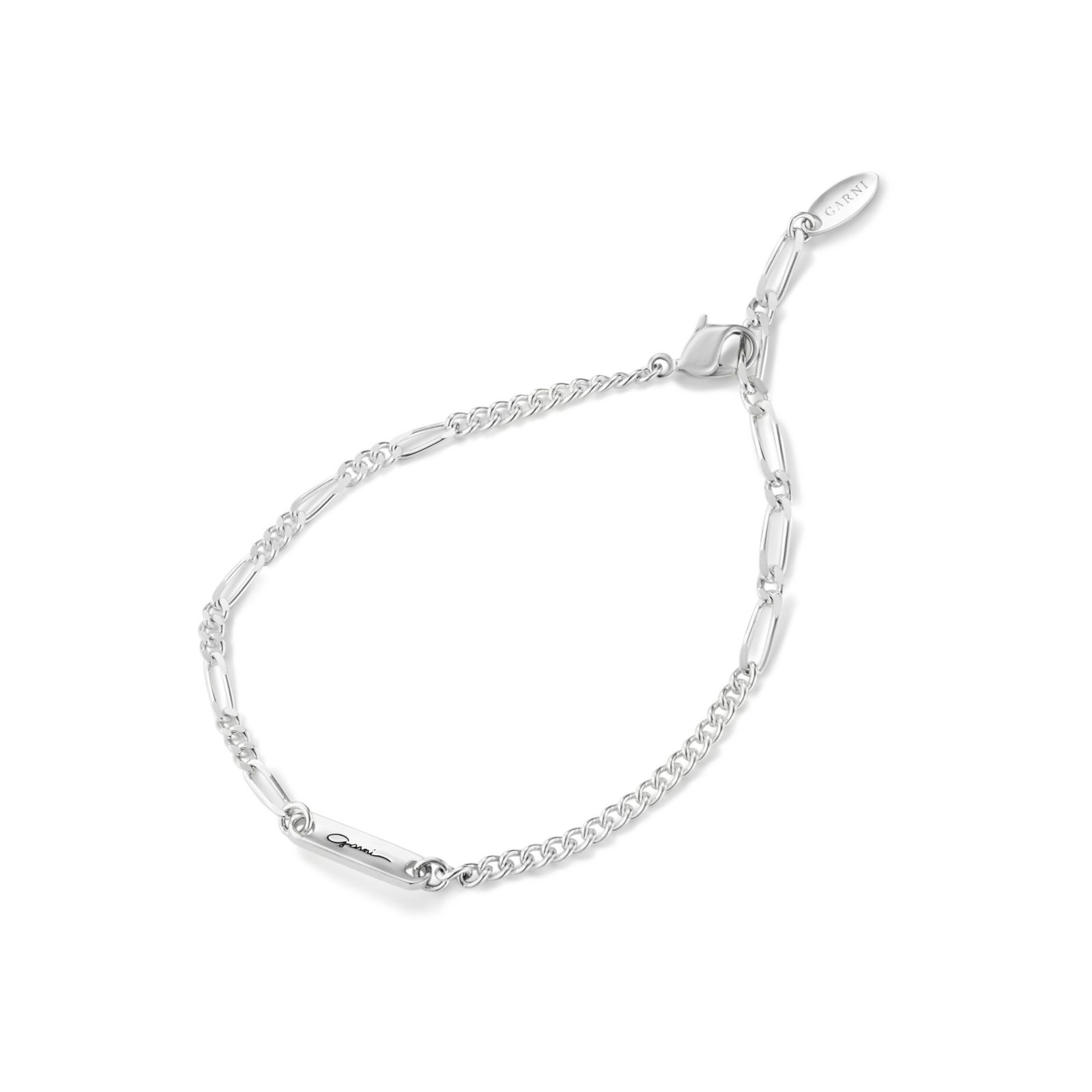 Mix Chain Bracelet No.1 - SILVER