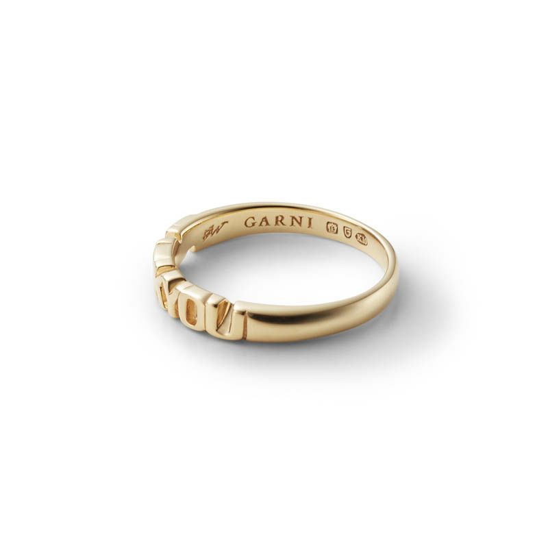 GARNI(ガルニ) GARNI FUCKYOU Ring 10k 21号 GARNI(ガルニ) BlackWeirdos × GARNI FUCKYOU Ring (ファック