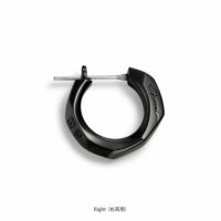 アクセサリー GARNI Crockery Pierce - L - BLACK GARNI(ガルニ) Crockery Pierce (クロッケリーピアス) BLACK