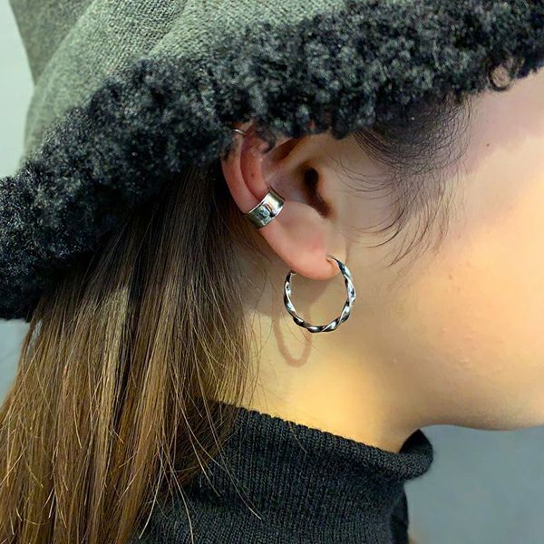 一部予約！】 ピアス(片耳用) Garni L Pierce Twist ピアス(片耳用