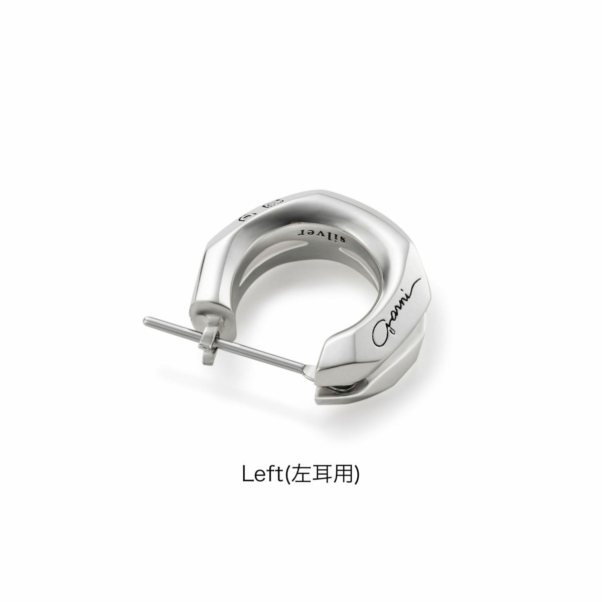 GARNI Crockery Double Pierce 左耳用 GARNI - 【残り一点】Crockery Double Pierce 左耳用(SILVER