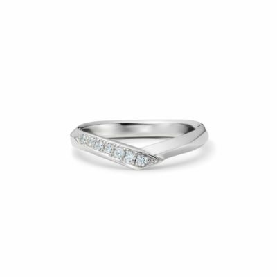 Hold Ring with dia・プラチナ