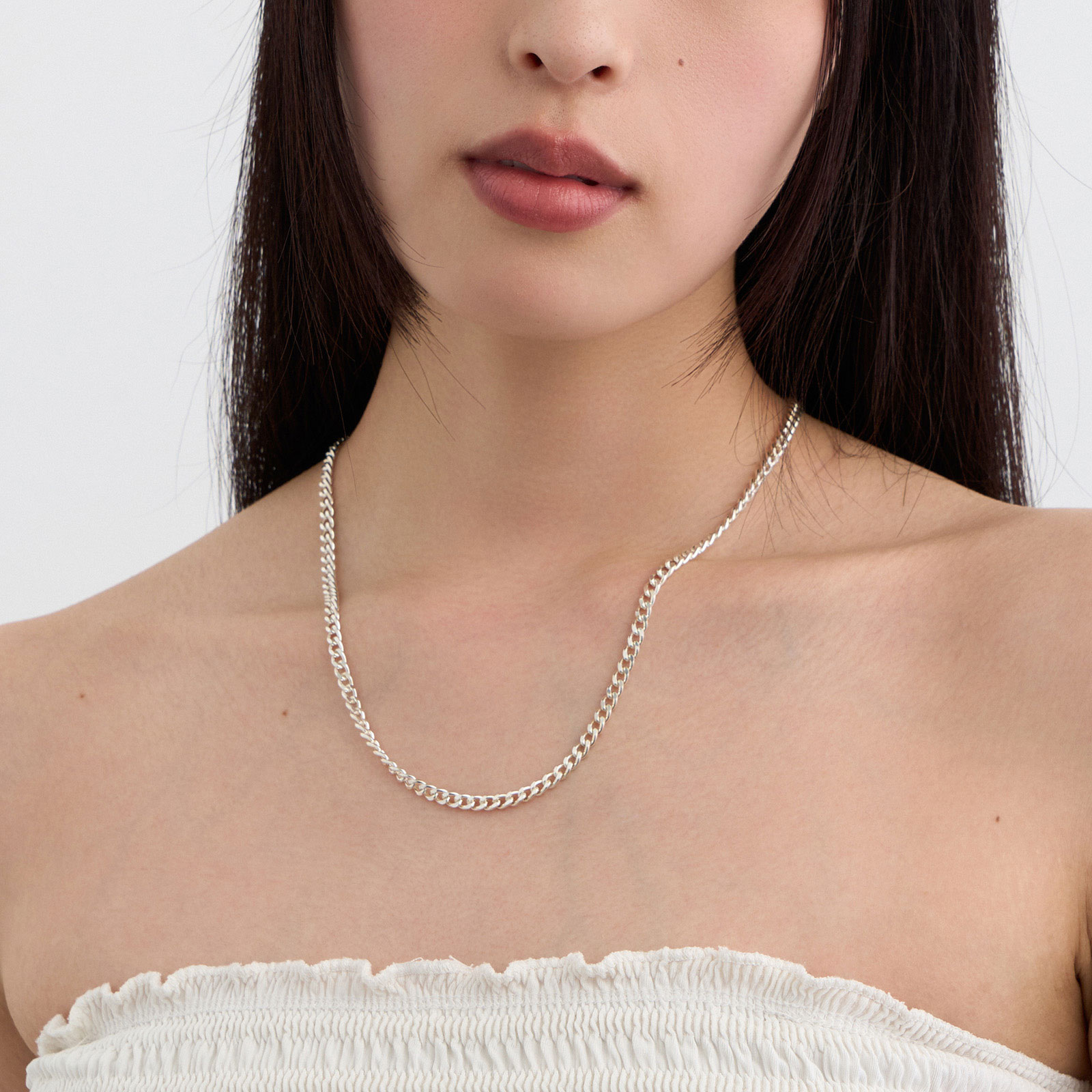 ◇ GARNI ガルニ 廃番 ブルー ジルコニア ネックレス（Chain 15 