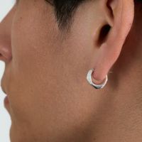 Crockery Pierce w/dia ピアス（左耳用） GARNI - 【残り一点】Crockery Pierce 左耳用(BLACK) | ACRMTSM