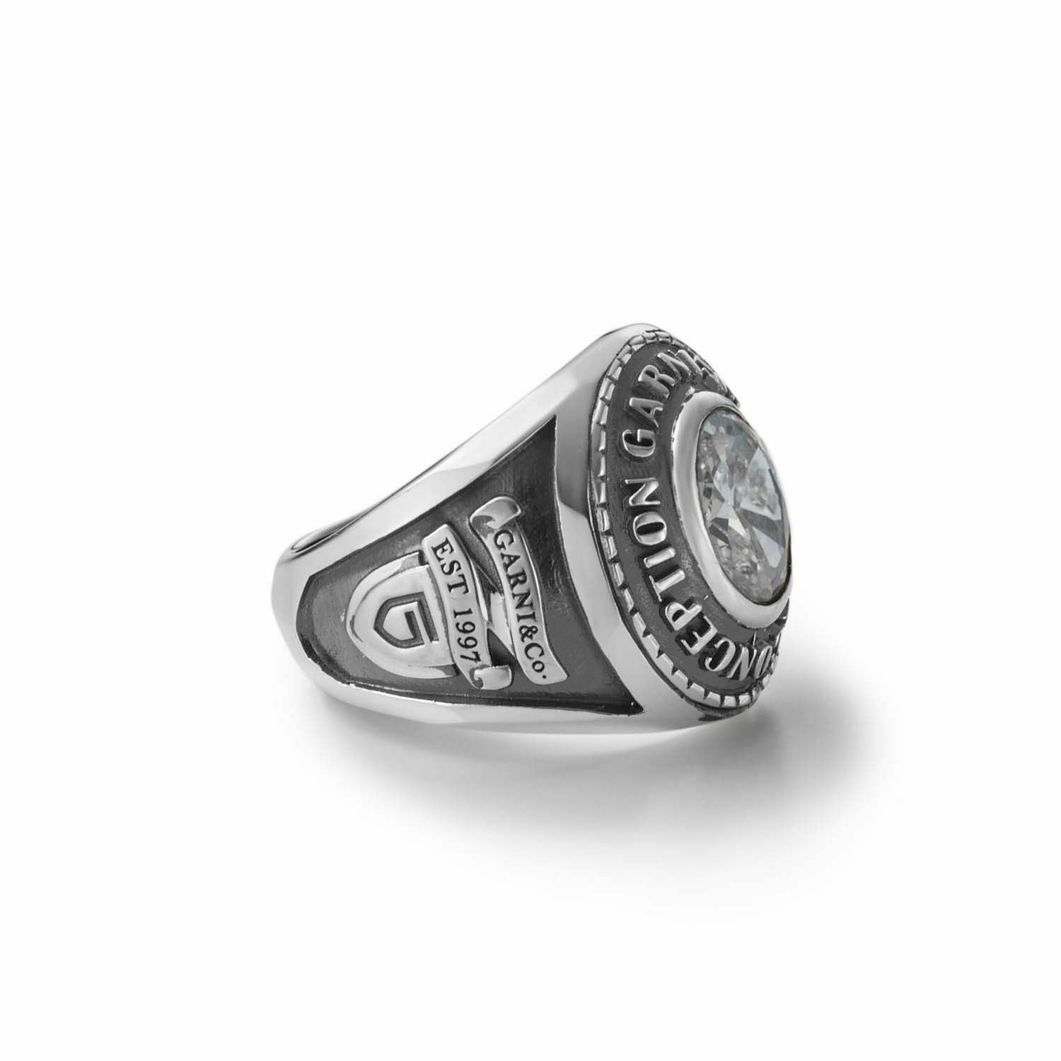 Ism College Ring - L - CLEAR | GARNI ONLINE STORE