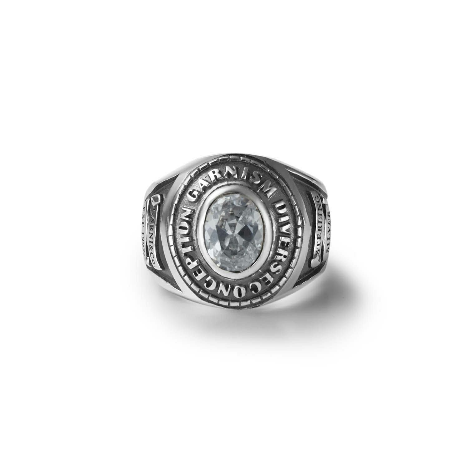 Ism College Ring - S - CLEAR | GARNI ONLINE STORE