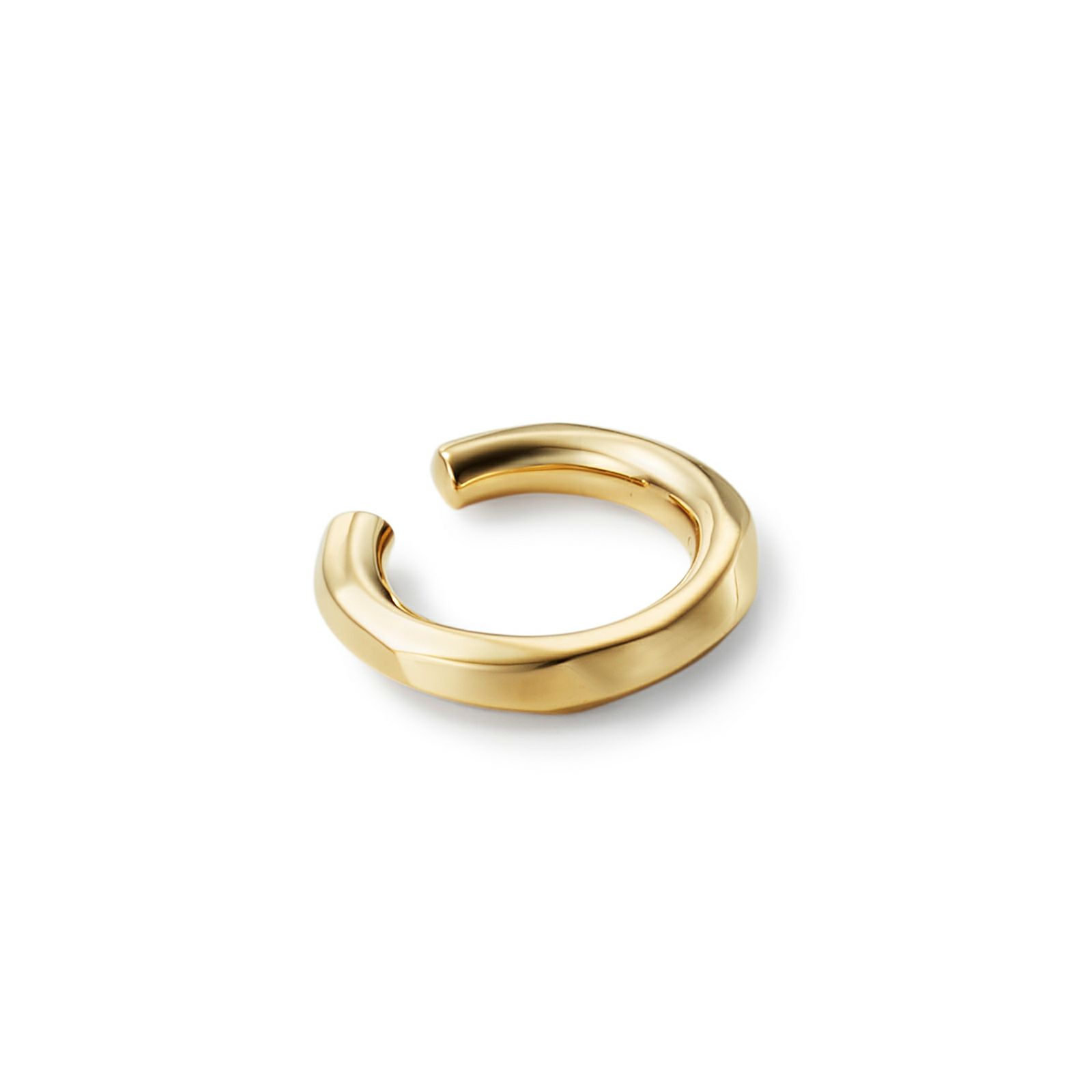 Crockery Hoop Ear Cuff - S - GOLD | GARNI ONLINE STORE