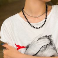 Stone Ball Chain Necklace | GARNI ONLINE STORE