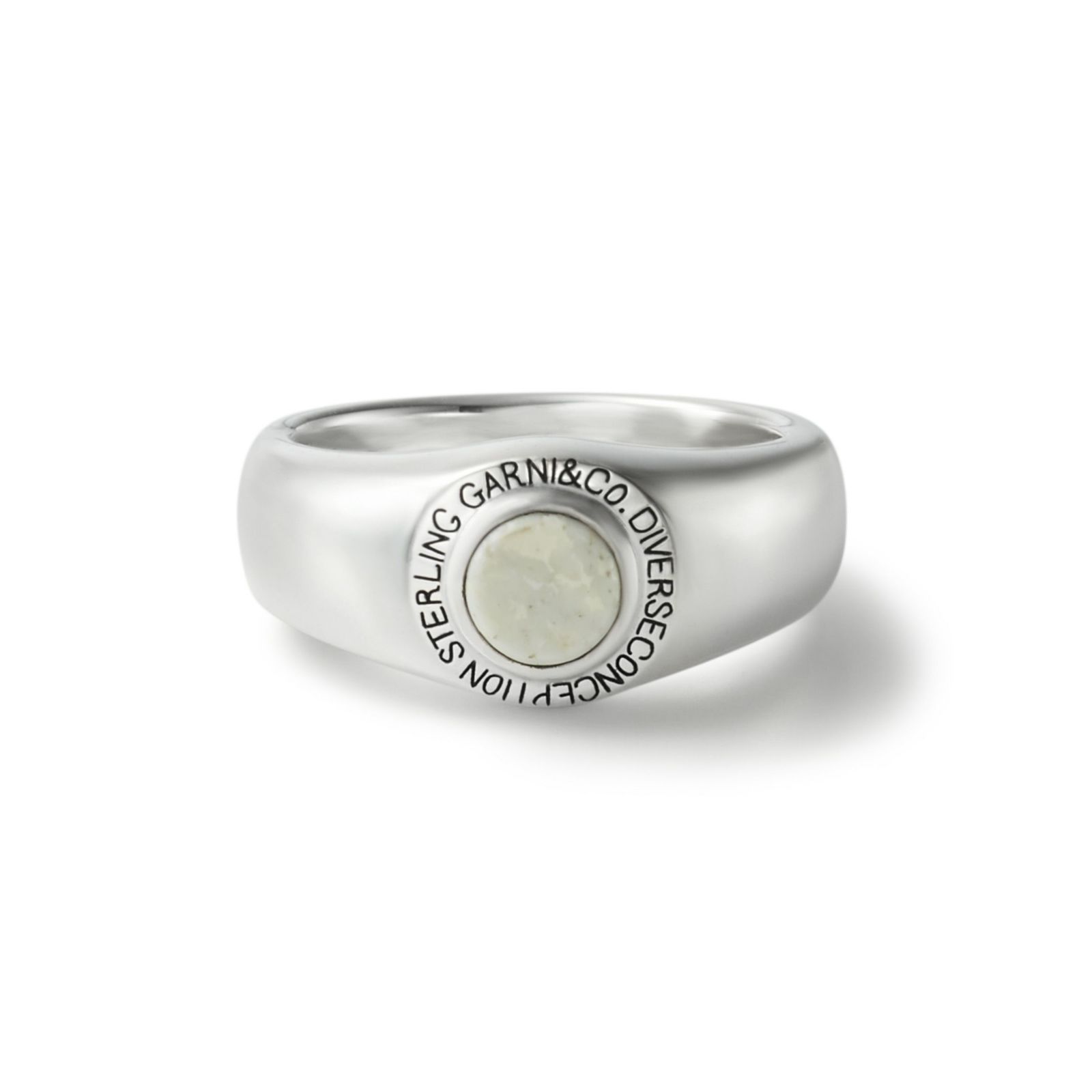 Round Stone Ring - S | GARNI ONLINE STORE