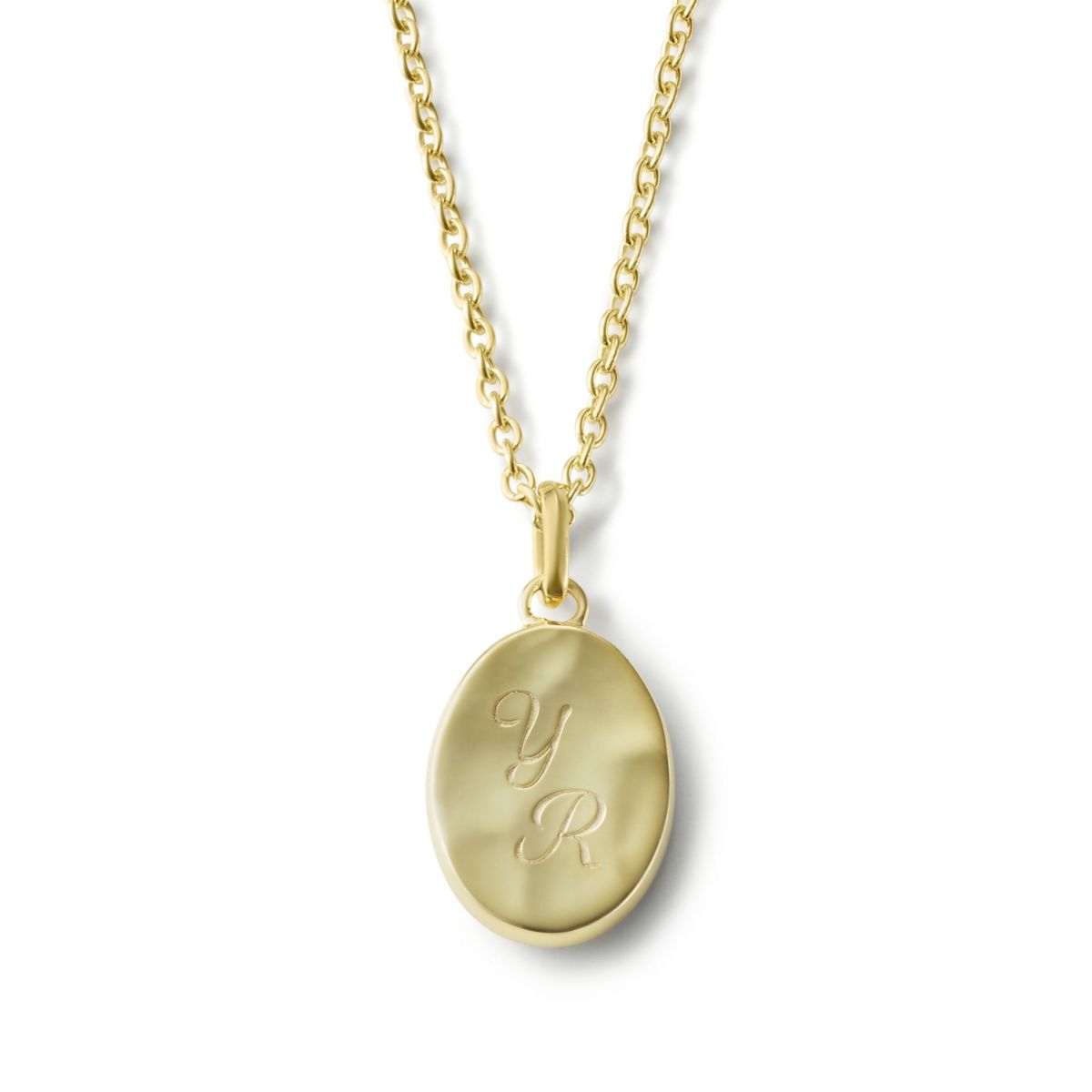 K18 Signet Pendant - No.1 | GARNI ONLINE STORE