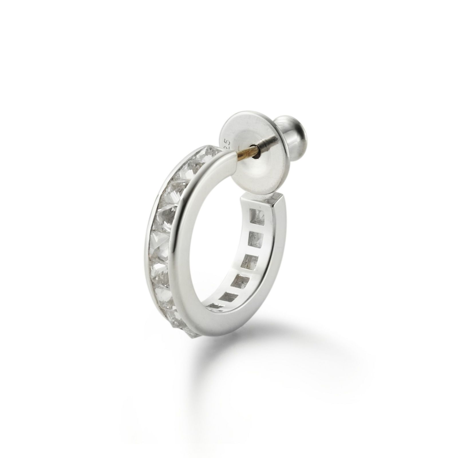 Reverse Hoop Pierce - SILVER | GARNI ONLINE STORE