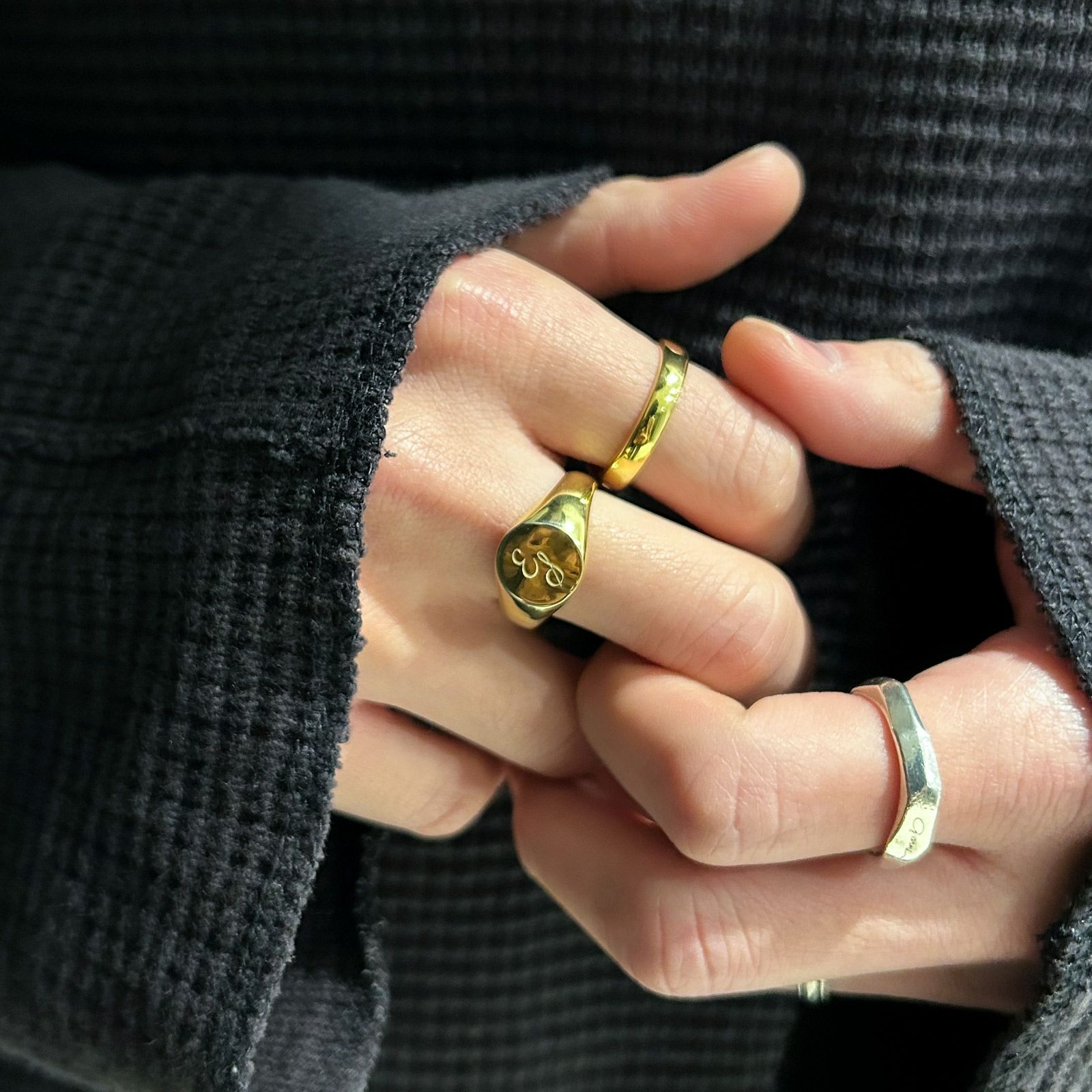 予約】K10 Signet Ring - No.1 | GARNI ONLINE STORE | ガルニ【公式通販】