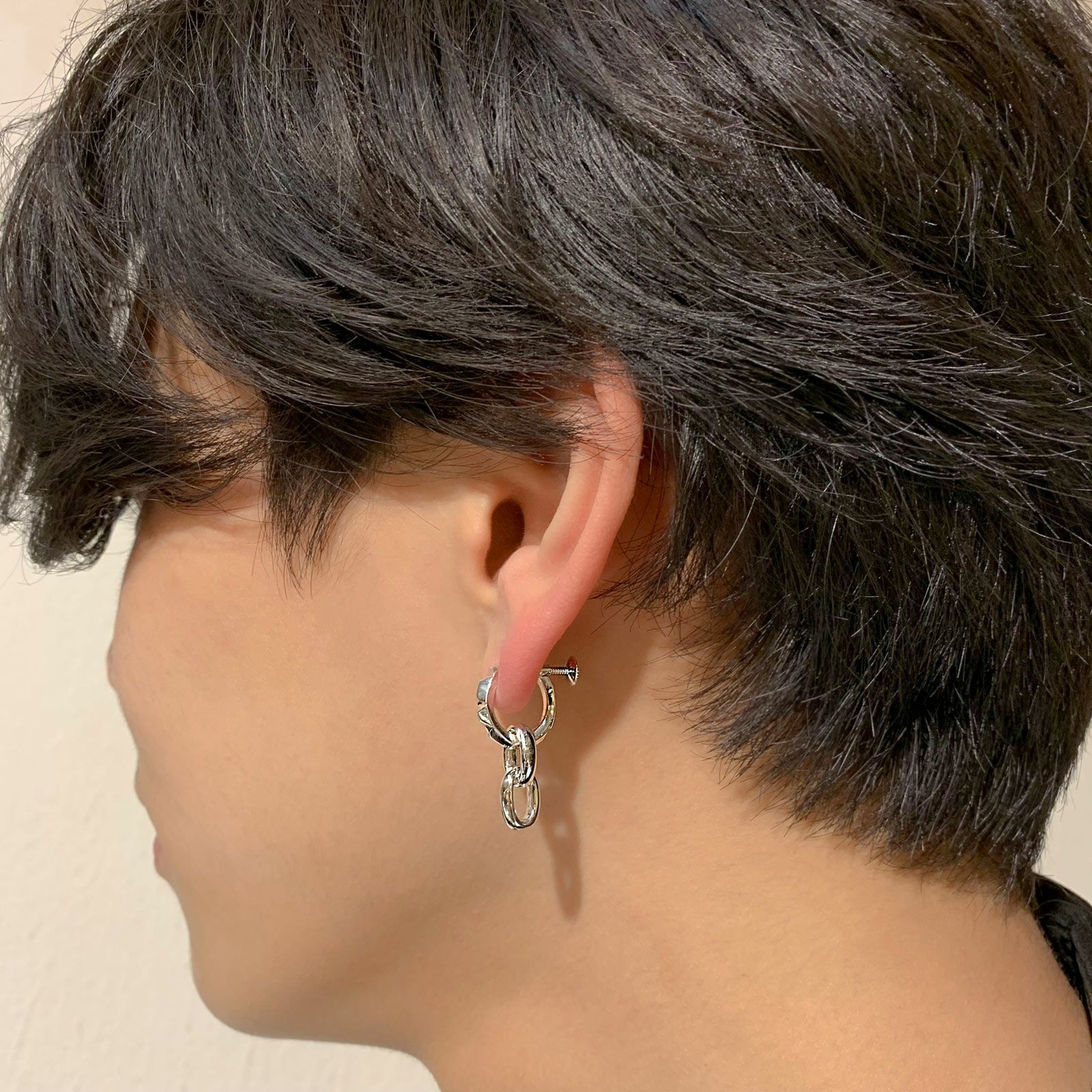 Clash Combi Chain Earring - No.2 | GARNI ONLINE STORE