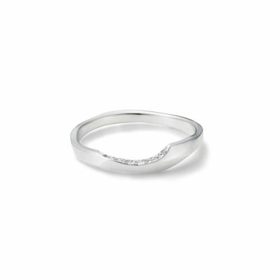 Chip Ring - S with dia・プラチナ