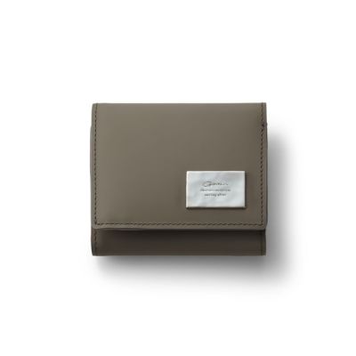 Rubber Mini Three Fold Wallet - GRAY
