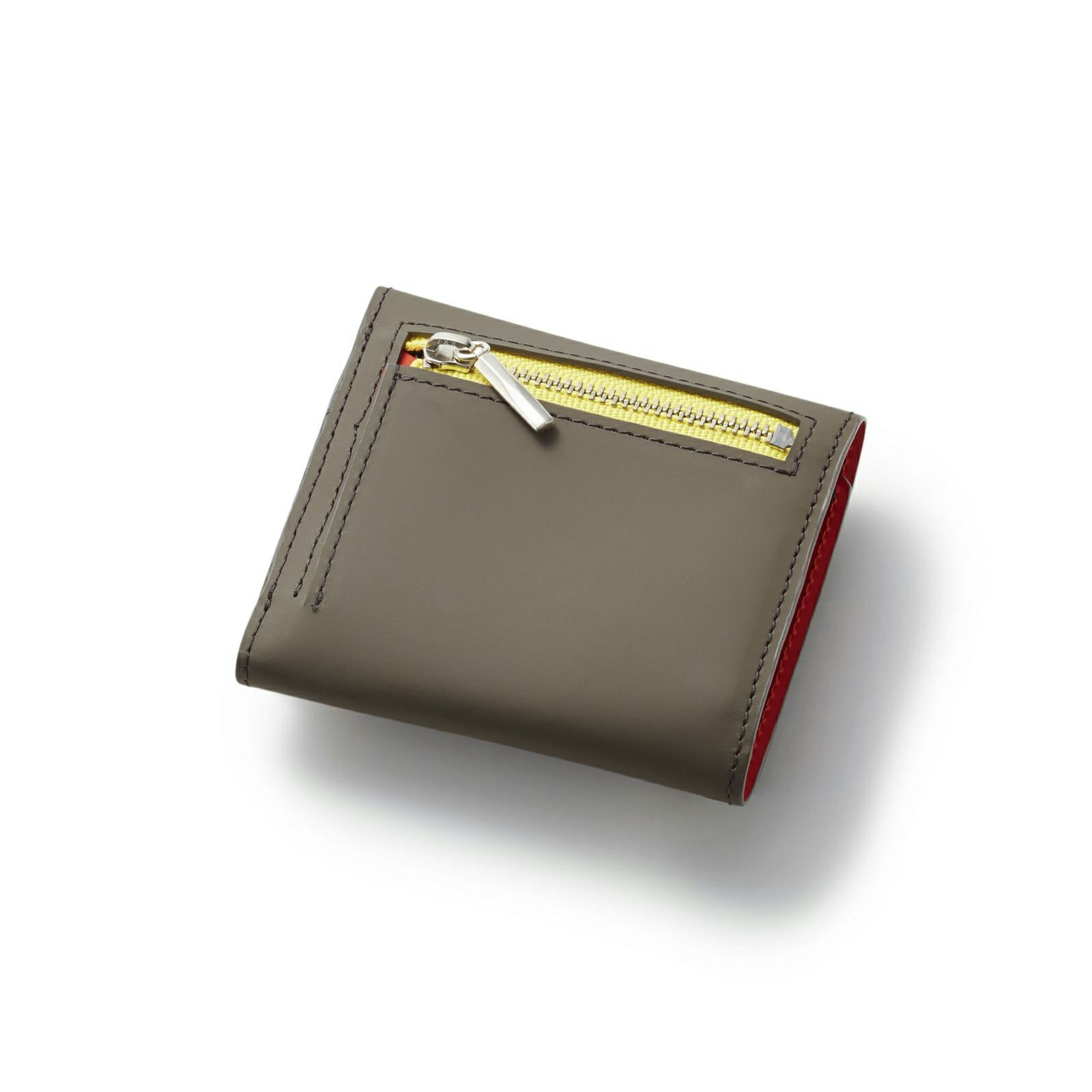 Rubber Mini Three Fold Wallet - GRAY | GARNI ONLINE STORE | ガルニ【公式通販】