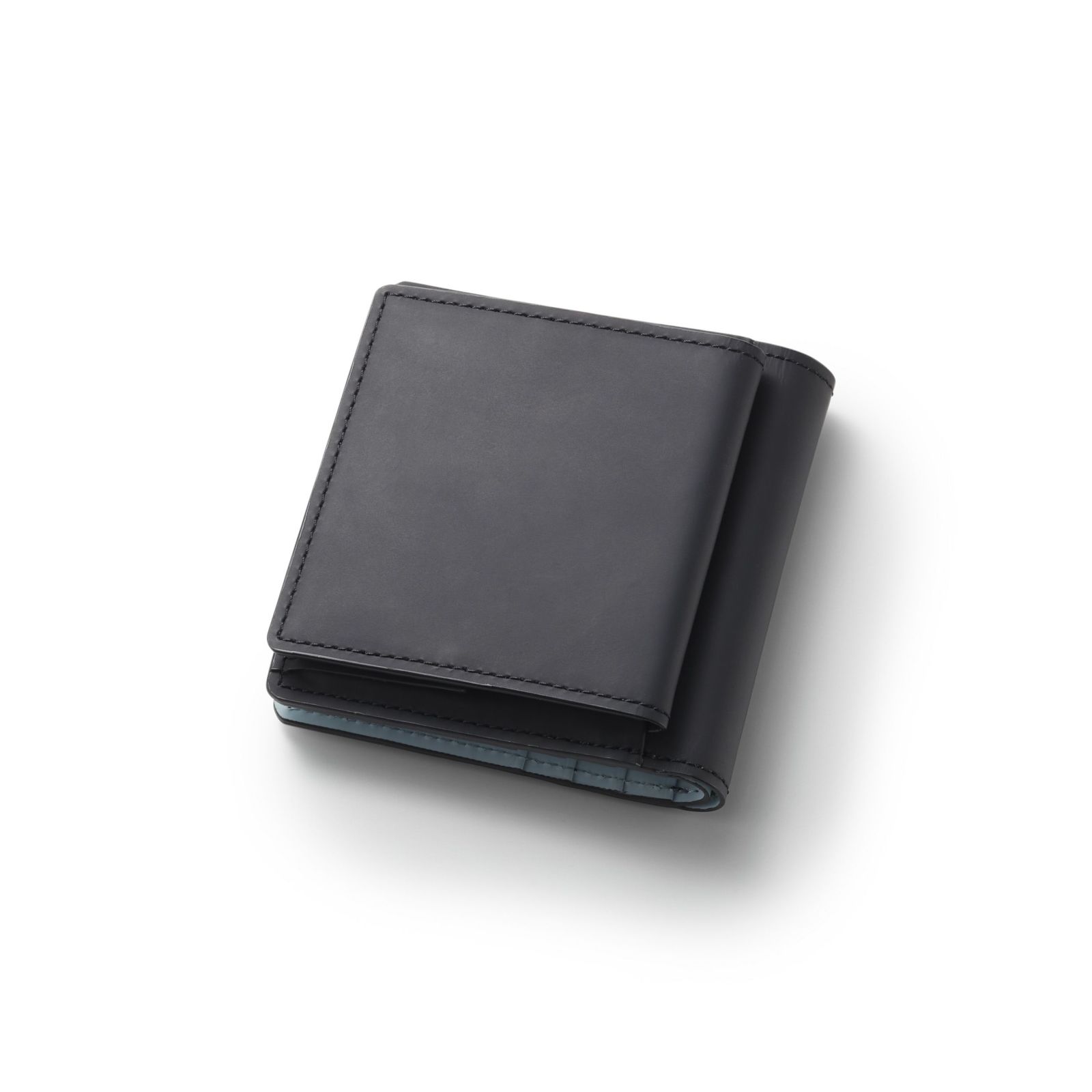 Rubber Mini Fold Wallet - BLACK | GARNI ONLINE STORE