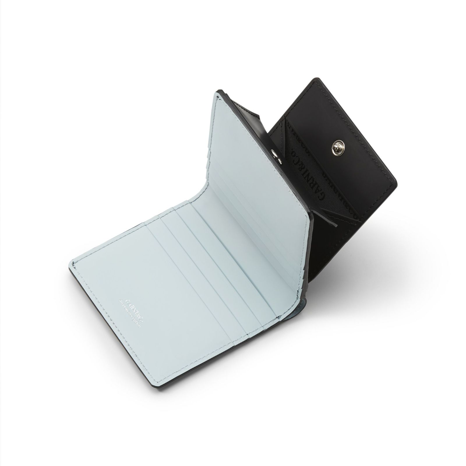 Rubber Mini Fold Wallet - BLACK | GARNI ONLINE STORE