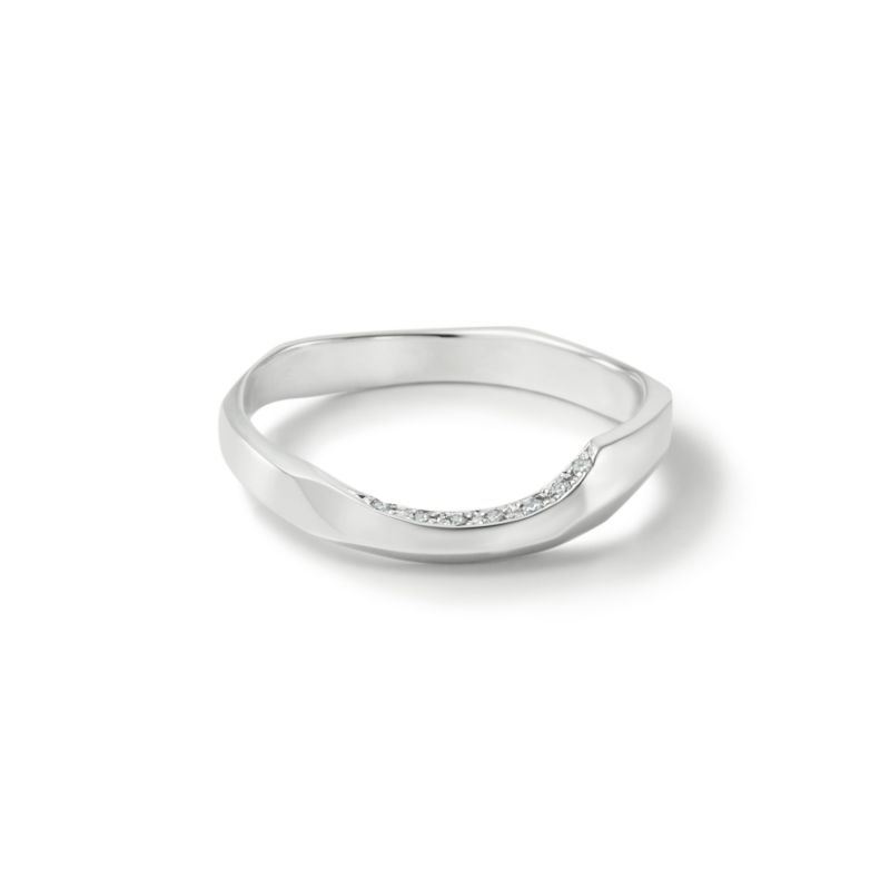 アクセサリー GARNI Chip Ring - S with dia Chip Ring - M with dia・プラチナ | GARNI ONLINE STORE