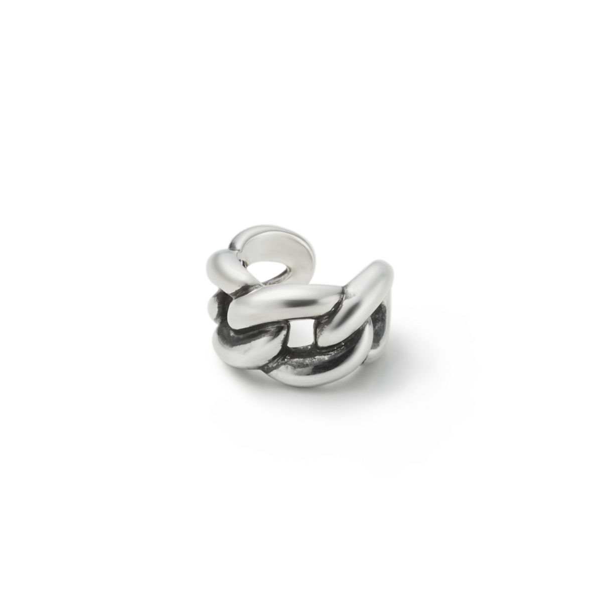 Curb Chain Ear Cuff - SILVER