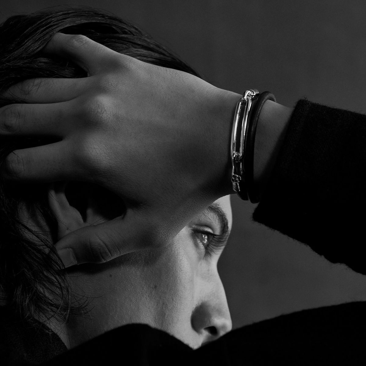 Pipe Leather Bracelet | GARNI ONLINE STORE