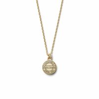 K10 Engrave Coin Pendant - S | GARNI ONLINE STORE