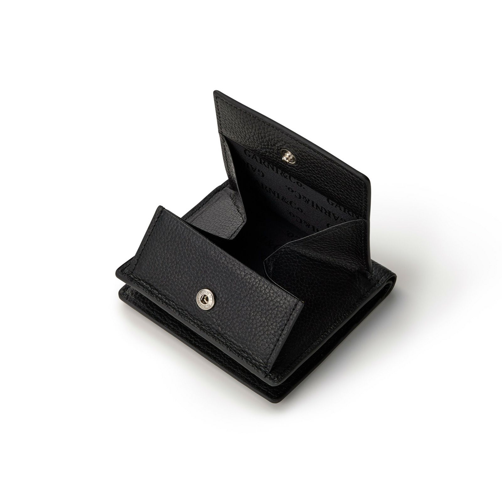 Triangle Mini Fold Wallet - BLACK | GARNI ONLINE STORE