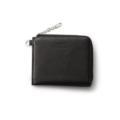 Sign Zip Slim Wallet - BLACK