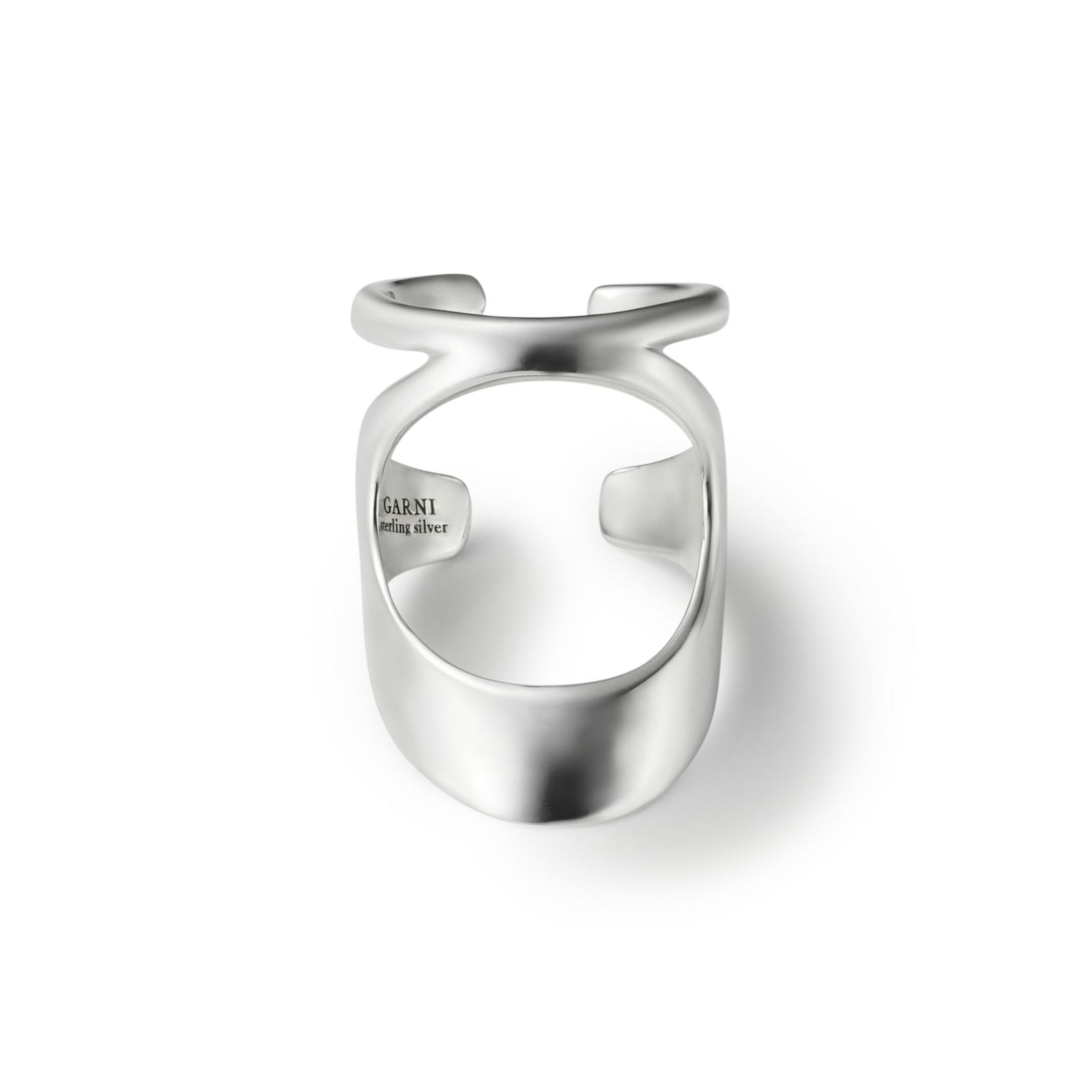 ガルニ　シルバーリング 925 GARNIガルニ シグネットSILVER リング 約25号位｜Yahoo!フリマ