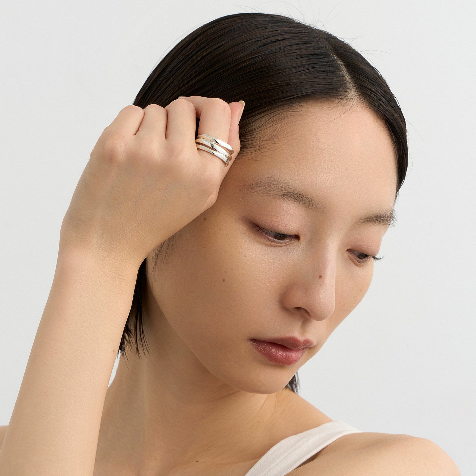 【21号】GARNI Crockery Triple Ring SV925 GARNI - Crockery Triple Ring | Tempt