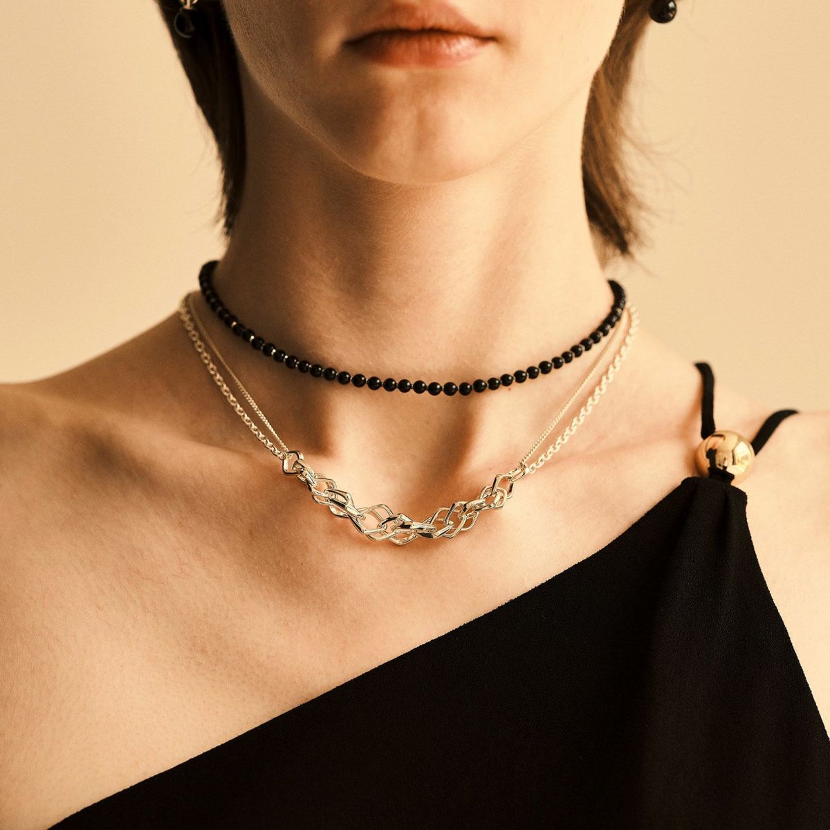 Diamond Link Chain Necklace | GARNI ONLINE STORE