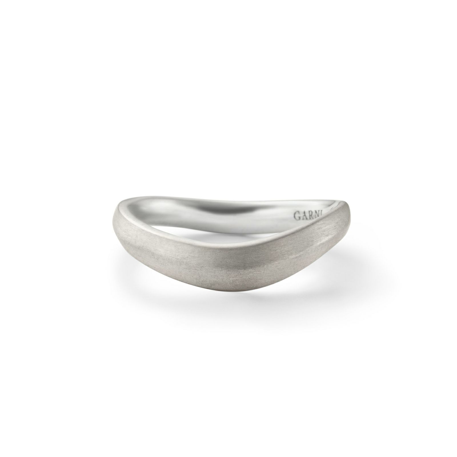 Curved Frost Ring - GOLD | GARNI ONLINE STORE